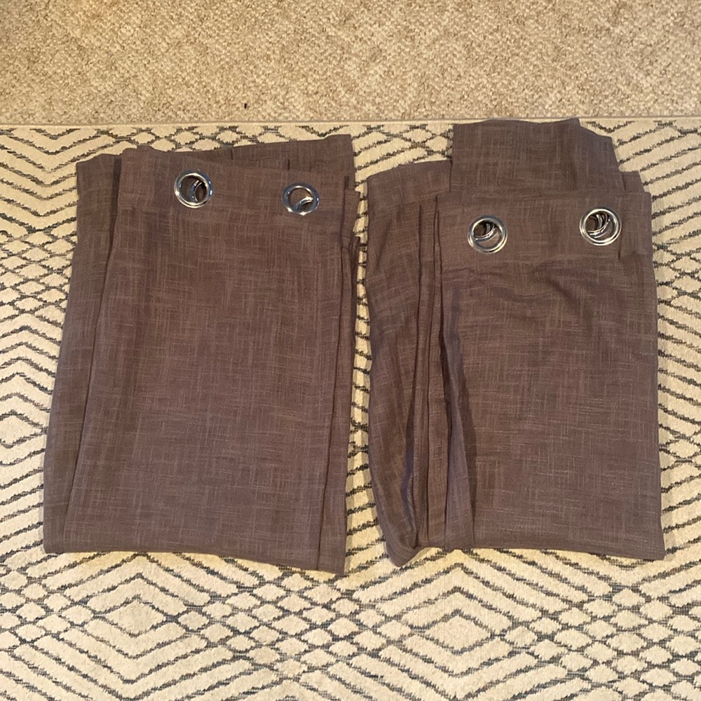 Rodeo Home Gray Curtains